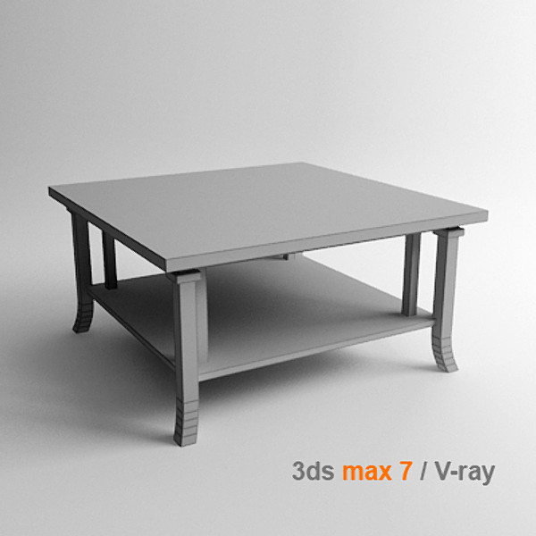 3ds max design coonley - Coonley Coffee Table by lajhar
